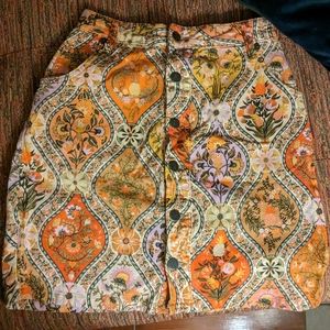 Anthropologie Farm Rio mini skirt w/pockets!